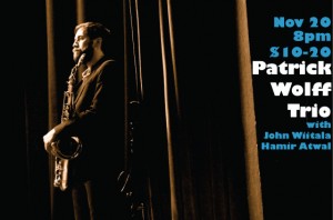 Patrick Wolff Trio at Porto Franco Art Parlor